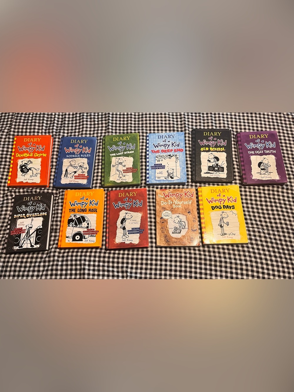 Bundle of 11 Diary of a Wimpy Kid Series Books by Jeff Kinney kids novels